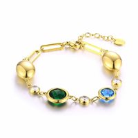Bracelet Brand Woman Aurea in  Surgical steel  Cristallo 09BR011